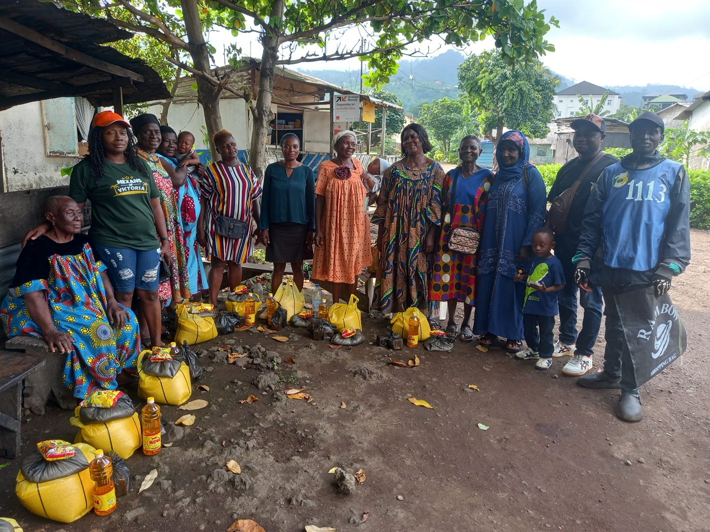 Community group at Limbe Camp